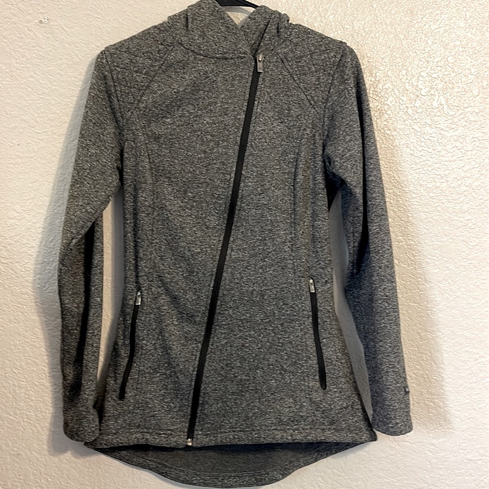 Columbia Asymmetrical Fleece jacket.